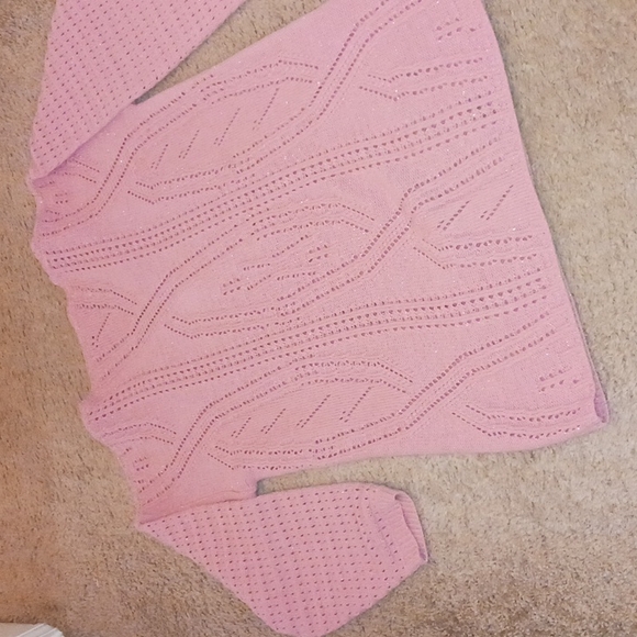 Womens size large pink sweater - Picture 5 of 5